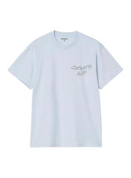Maglietta Carhartt Sunflower blu da uomo
