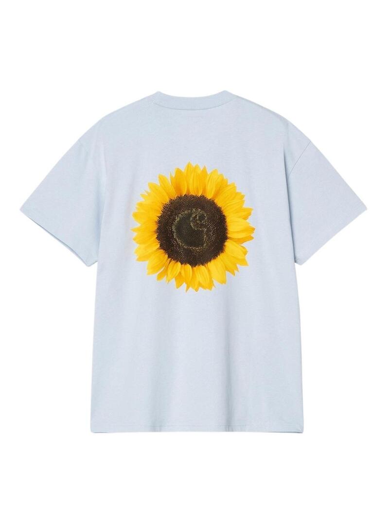 Maglietta Carhartt Sunflower blu da uomo