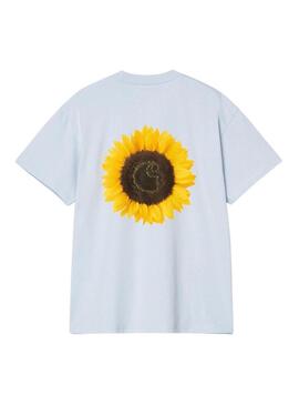 Maglietta Carhartt Sunflower blu da uomo