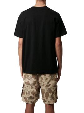 Maglietta Carhartt Pocket Heart nera per uomo