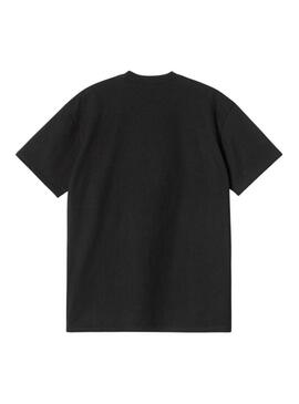 Maglietta Carhartt Pocket Heart nera per uomo