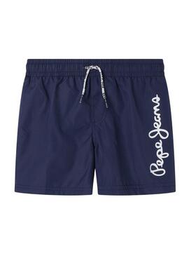 Costume da bagno Pepe Jeans Logo navy per bambino.