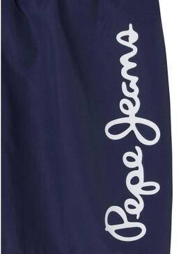 Costume da bagno Pepe Jeans Logo navy per bambino.