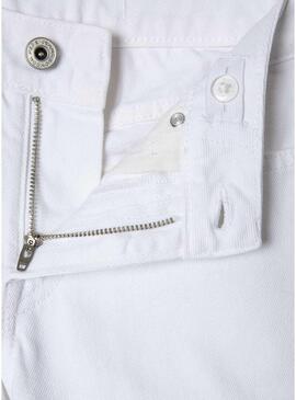 Pantaloni Pepe Jeans Straight bianchi per bambina