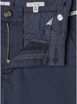 Pantaloni Pepe jeans Junior slim chino blu bambino