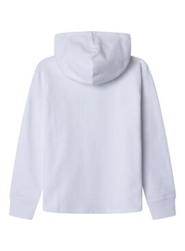 Felpa Pepe Jeans Jeel bianca per ragazzo