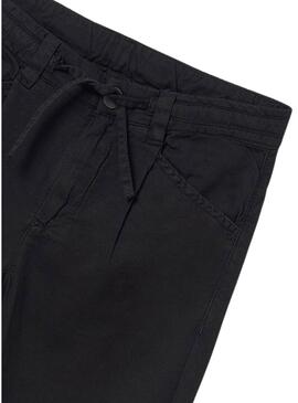 Pantaloni Mayoral neri relaxed per bambino