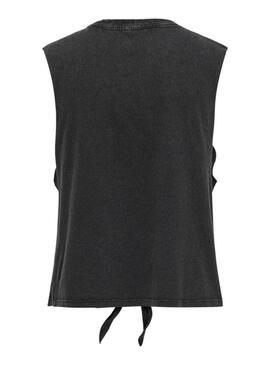 Maglietta Only Lucy Knot Eagle nera per donna