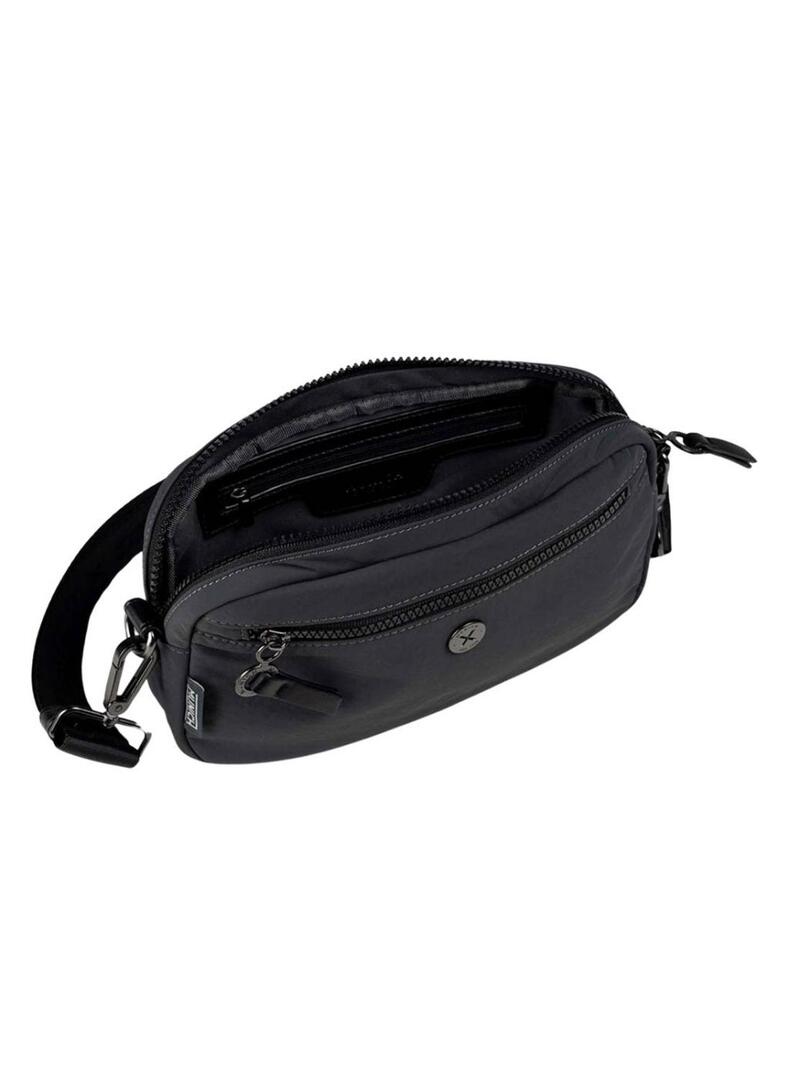 Borsa Munich Bloom Slim Nero per Donna