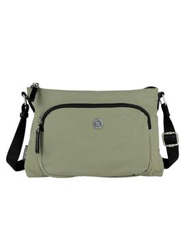Borsa a tracolla Munich Bloom Verde per Donna