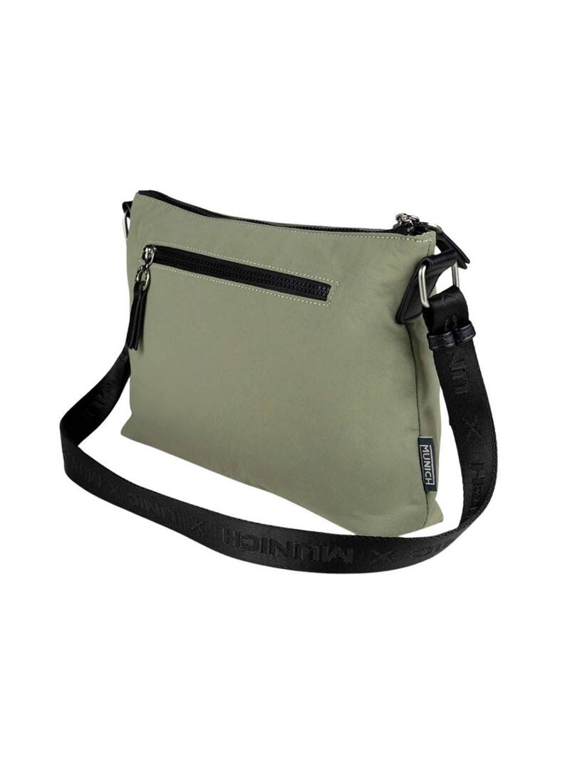 Borsa a tracolla Munich Bloom Verde per Donna