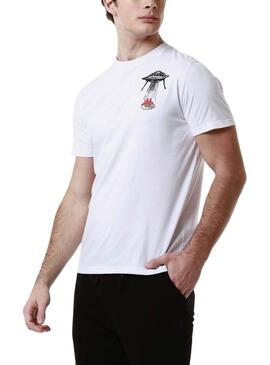 Maglietta Kappa Lamar Bianca per Uomo