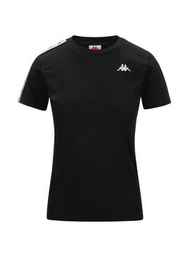 Maglietta Kappa Luise nera per donna