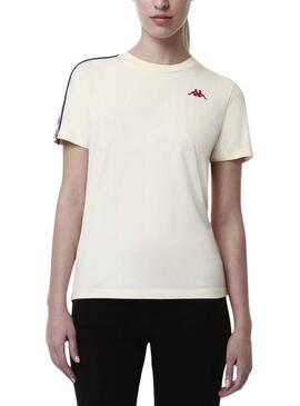 Maglietta Kappa Luise Beige per Donna