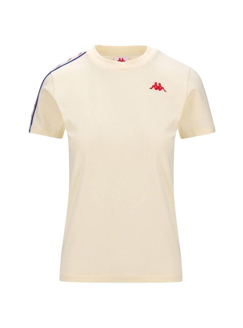 Maglietta Kappa Luise Beige per Donna