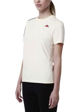 Maglietta Kappa Luise Beige per Donna