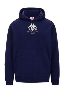 Felpa Kappa Giano Blu Marino Per Uomo