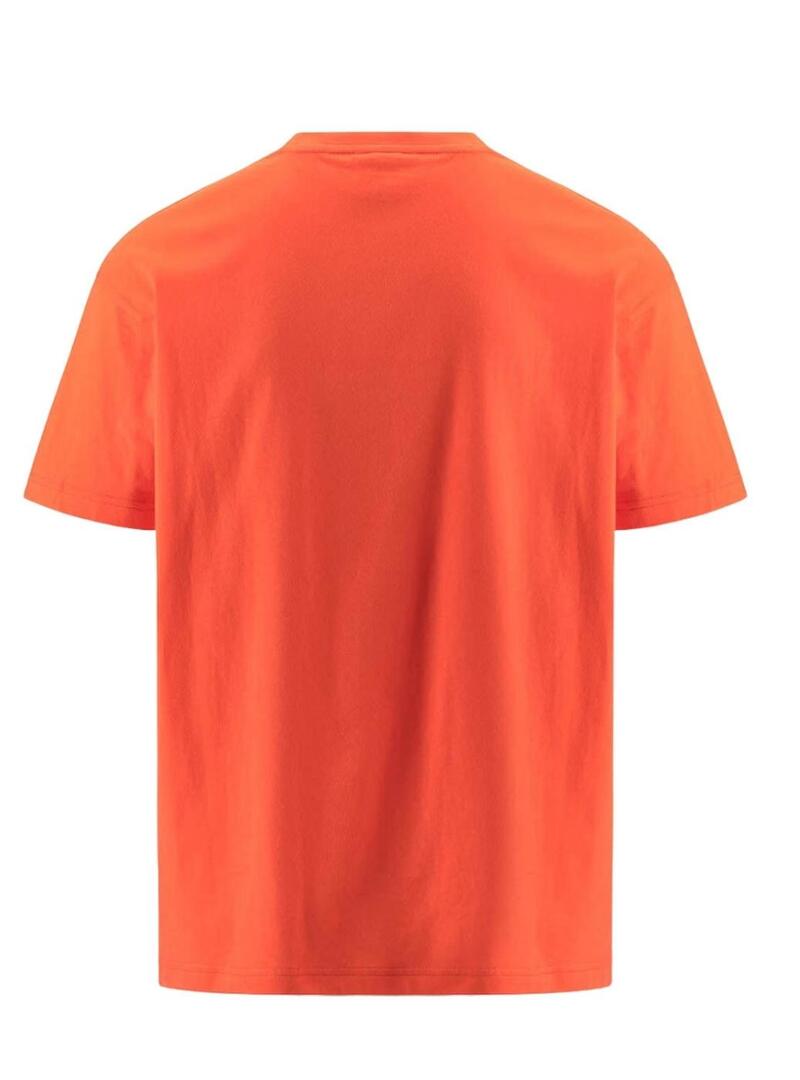 Maglietta Kappa Gastor Arancione per Uomo