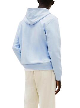 Felpa Tommy Hilfiger Essential Hoody blu per uomo
