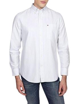 Camicia Tommy Hilfiger Heritage blu per uomo