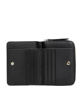 Portafoglio Tommy Hilfiger Logotape nero per donna