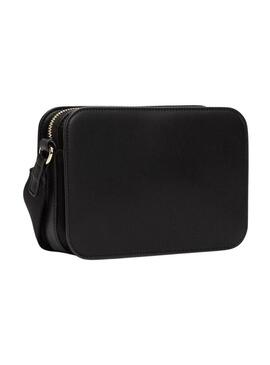Borsa Tommy Hilfiger Logotape nera per donna