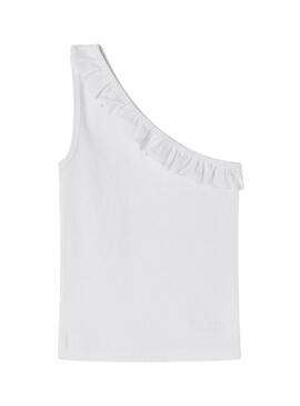 Maglietta Pepe Jeans Mirella bianca per bambina