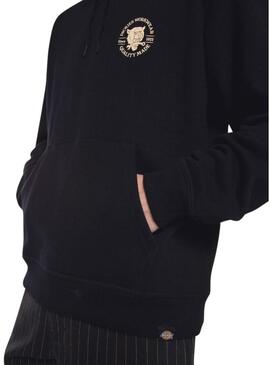 Felpa Dickies Wrench nera con cappuccio per uomo