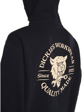 Felpa Dickies Wrench nera con cappuccio per uomo