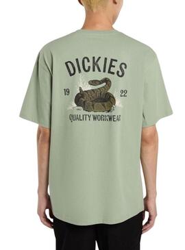 Maglietta Dickies Snake verde per uomo