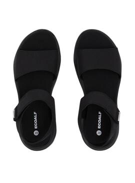 Sandali Ecoalf Carla neri per donna.