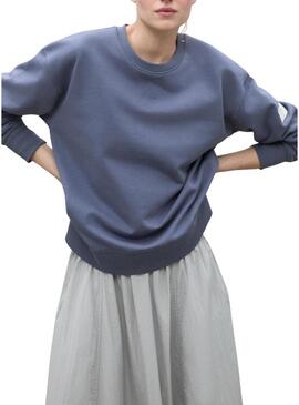 Felpa Ecoalf Storm blu marino per donna