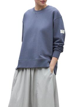 Felpa Ecoalf Storm blu marino per donna