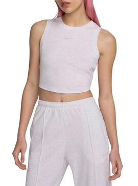 Top Nike Sportswear grigio per donna