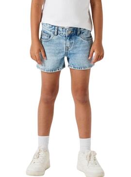 Bermuda Name it Rose in denim regolare per ragazze.