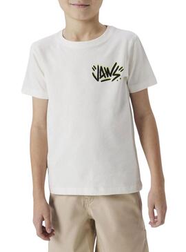 Maglietta Name It Makai Jaws beige regolare per bambini