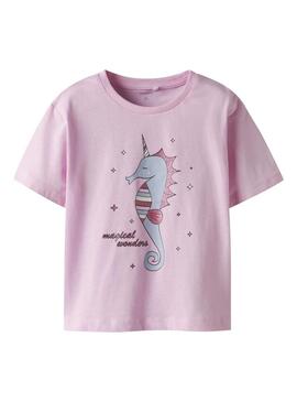 Maglietta Name It Frajane rosa per ragazze