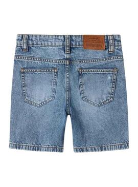 Nome Bermuda Name It Silas Loose in denim per bambino
