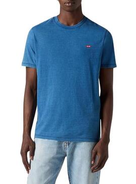 Maglietta Levi's basic blu per uomo