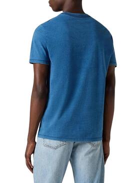Maglietta Levi's basic blu per uomo