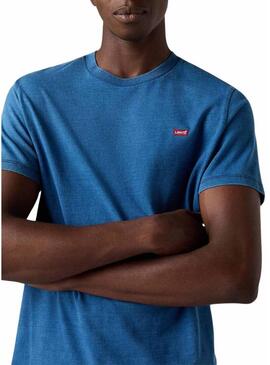 Maglietta Levi's basic blu per uomo
