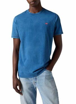 Maglietta Levi's basic blu per uomo