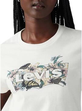 Maglietta Levis Spring bianca per donna