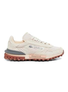 Sneakers Lacoste Elite beige per donna