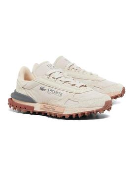 Sneakers Lacoste Elite beige per donna