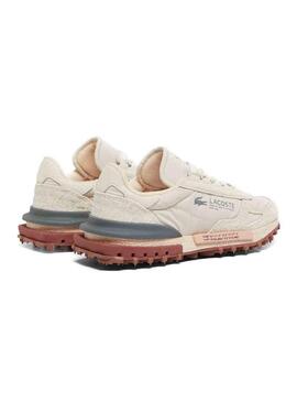 Sneakers Lacoste Elite beige per donna