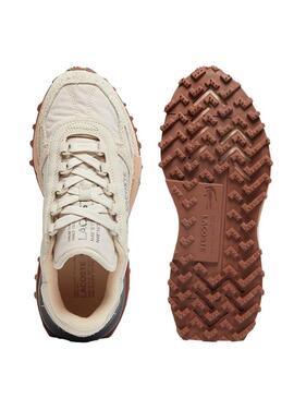 Sneakers Lacoste Elite beige per donna