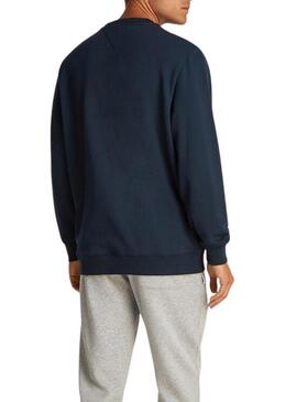 Felpa Tommy Jeans Graphic blu scuro per uomo