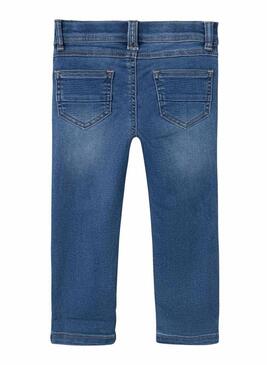 Pantaloni in denim Name It Silas slim blu per bambino