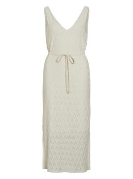 Abito Vila Vimalina beige per donna
